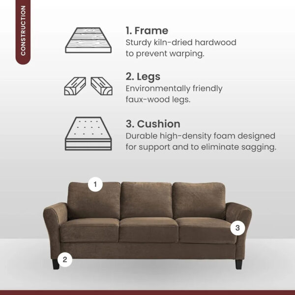 Modern 3-Seater Sofa